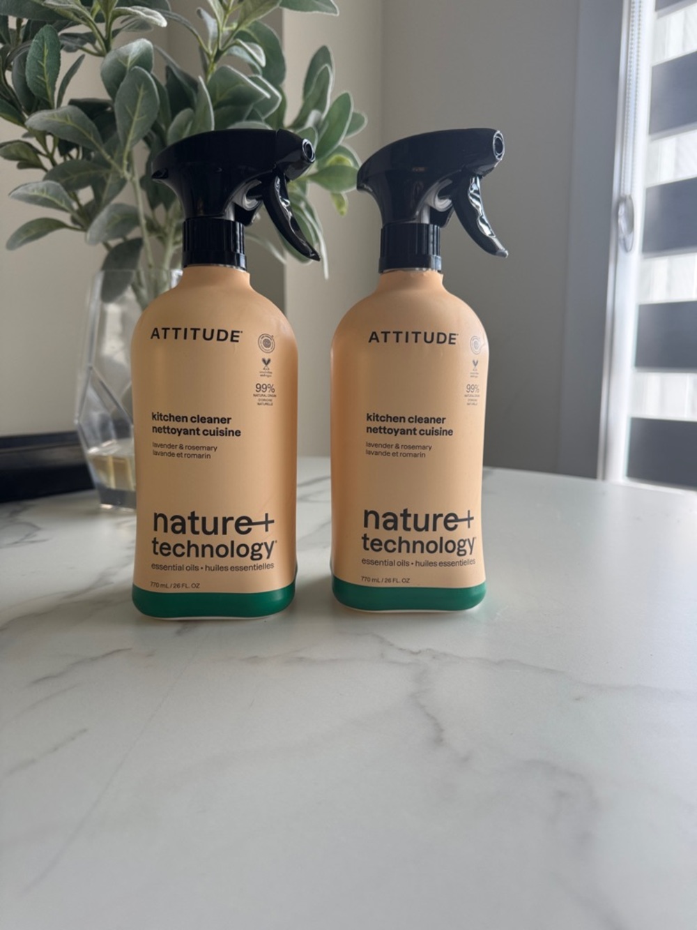 ATTITUDE Nature+ Technology Kitchen Cleaner - Peach/Tan